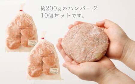どどーんと1.8㎏！精肉店自慢のビッグハンバーグ（約180ｇ×10個）