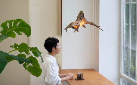 3Bulb Driftwood pendantlight ペンダントライト 糸島市 / WOOD'ARBRE(ウッドラヴル)【TIME】 インテリア 照明 ライト [ADC005]
