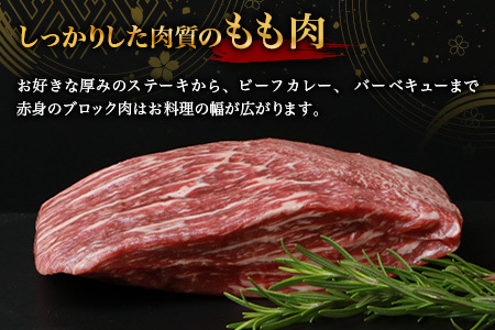 牛肉 宮崎牛 赤身ももブロック 500g 牛肉 もも肉 ももブロック肉 ローストビーフ TK-85
