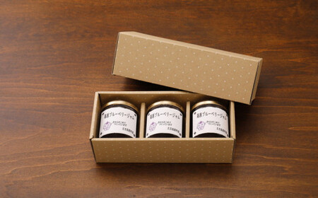 【自然栽培】農園こだわりのブルーベリージャム3個セット ｜ 愛媛県 久万高原町 廣瀬農園 高原栽培 国産 フルーツ ベリー ジャム 手作り 果肉感 果実たっぷり スムージー ヨーグルト 朝食 ビタミンC 食物繊維 プチギフト プレゼント お菓子作り ナチュラル 砂糖控えめ