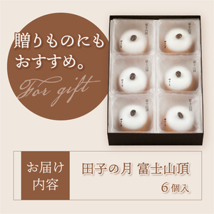 富士山頂 6個入 しっとりスポンジ 濃厚クリーム 特製カスタードクリーム ホワイトチョコ コーヒー味チョコ 洋菓子 お菓子 スイーツ デザート 静岡県 富士市 [sf084-009]