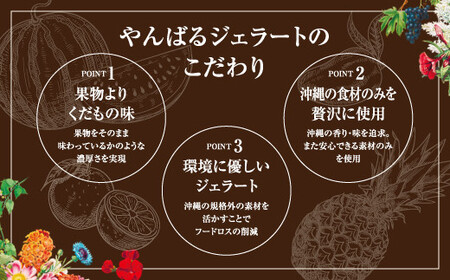 沖縄の素材を活かしたやんばるジェラート 8個セット アイスクリーム アイス ジェラート