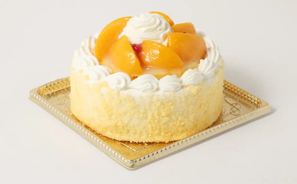 【長崎レトロスイーツ】アントルメシース 5号 スイーツ デザート ケーキ 生クリーム 黄桃 パイナップル レトロ 梅月堂 長崎