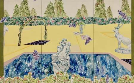 絵画空間コーディネート 花房紗也香 絵画 アート インテリア 絵 イラスト