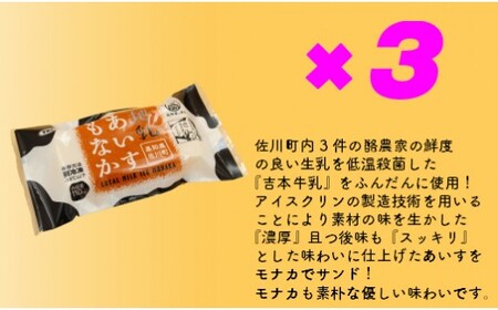 【ふるさと納税】＜さかわの地乳（ぢちち）あいすセット＞ 地乳 あいすもなか　アイス 高知県 佐川町 横畠冷菓【冷凍】
