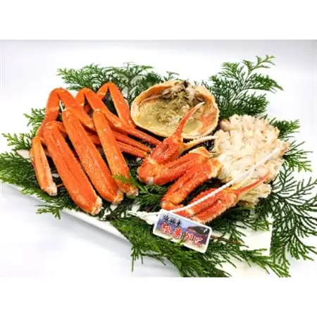 松葉ガニの本場より プロ茹で松葉ガニ(冷凍)　約700g×2枚【配送不可地域：離島】【1062957】
