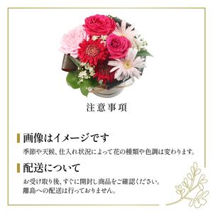 【 贈答用 】花束 フラワーアレンジメント 母の日 おまかせカラー フラワーアレンジメント