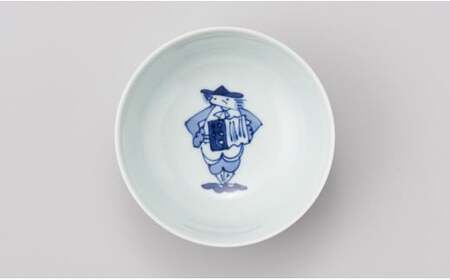有田焼 しん窯 青花 ハーモニシリーズ 4寸ボウル 5個セット【小島芳栄堂】食器 うつわ 器 手描き 35000円 3.5万円 A35-491