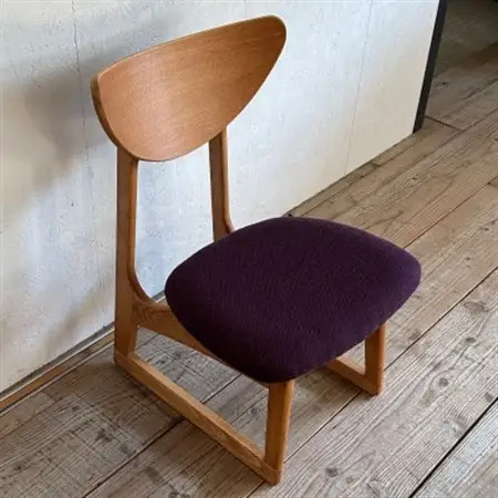 Lager Chair(ラガーチェア)NC パープル ミディアムブラウンフレーム【SWOF】_雑貨・日用品 椅子・チェア・ソファ 家具・インテリア _【1539044】