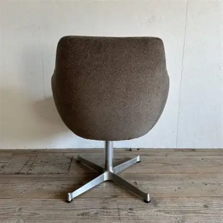 Cosmic Chair(コスミックチェア)X脚 モケット クリンプアッシュブラウン【SWOF】_雑貨・日用品 椅子・チェア・ソファ 家具・インテリア _【1543602】