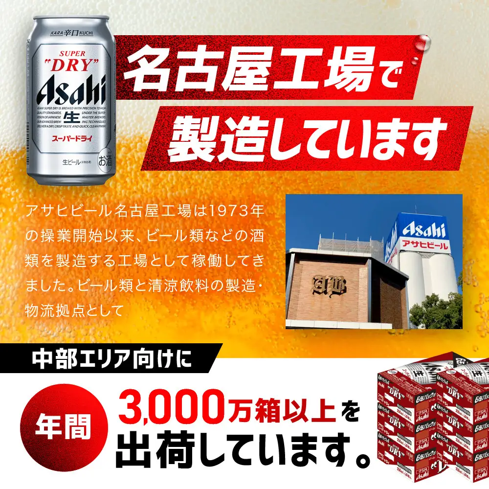 アサヒ　スーパードライ缶350ml×24本　2ケース