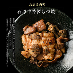 石原牛 ブレンドもつ焼きセット 石原牛 味付けホルモン 国産 牛 ウシ 牛肉 もつ もつ焼き ホルモン 冷凍 【石原PRO】ishihara-7096