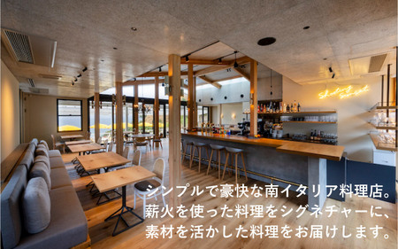 TRATTORIA amarancia お食事券 5,000円分 ／ お食事 ランチ ディナー イタリアン レストラン イタリアンレストラン 利用券 ギフト プレゼント お食事券 ペア 南あわじ 南淡路 兵庫県 ふるさと納税 送料無料