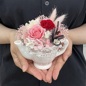 AJ227 プリザーブドフラワー　リゼット　ピンク　春日部市シュガーパイン