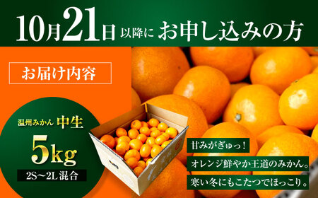 みかん 【先行予約】温州みかん 5kg [AGBC005]