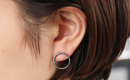 ジュエリー moon ピアス 彫金 シルバー925 アクセサリー