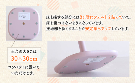 キッズポールハンガー シームミミ キッズ 子供用 インテリア おしゃれ 木製 市場家具 ピンク