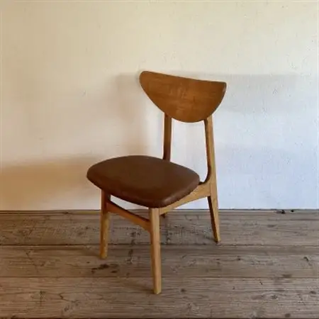 Karl Dining Chair ランド ライトブラウン ミディアムブラウンフレーム【SWOF】_雑貨・日用品 椅子・チェア・ソファ 家具・インテリア _【1547400】