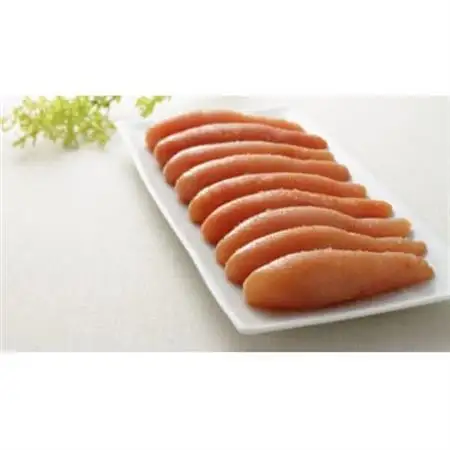 かねふく 【無着色】辛子明太子(一本物)400g (大牟田市)_魚介・海産物 明太子  めんたいこ_【配送不可地域：離島】【1522097】
