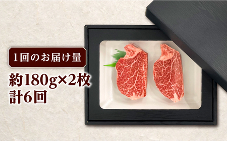【全6回定期便】長崎和牛 ヒレステーキ 約180g×2枚 肉 牛肉[RCJ008] 長崎和牛 ヒレ ステーキ 長崎和牛 ヒレ ステーキ九州 長崎