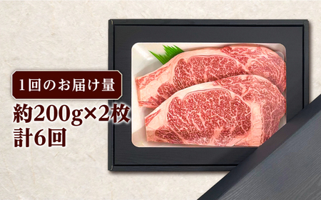 【全6回定期便】長崎和牛 サーロインステーキ 約200g×2枚 牛肉[RCJ014] 長崎和牛 サーロイン ステーキ 長崎和牛 サーロイン ステーキ九州 長崎