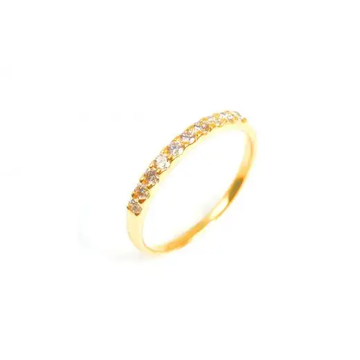 ピンキー　エタニティリング　0.18CT　Ｒ3996DI-Y　イエローゴールド【サイズ：1号～9号（0.5号刻み対応可）】
