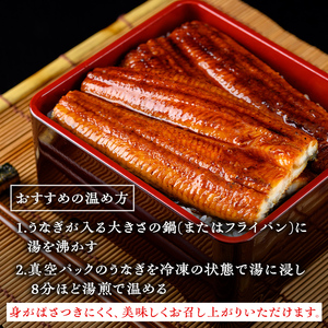 【E57004】＜定期便・計3回(連続)＞うなぎ蒲焼・大(有頭)(3尾・計480g以上×3回、タレ、山椒付)鹿児島 国産 鰻 うなぎ ウナギ 蒲焼き うな丼 うな重 ひつまぶし 土用の丑の日 真空パック お土産 贈答 ギフト プレゼント【一般社団法人きもつき宇宙協議会】