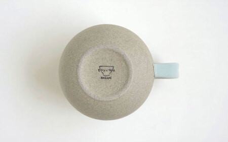【波佐見焼】カラービスク マグカップ2色セット 水色・白【光和陶器】[SC78]