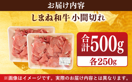 肉 【ブランド牛・しまね和牛】小間切れ 250g×2パック カレー・シチュー用 島根県松江市/Do corporation株式会社 [ALFU014] 肉 肉