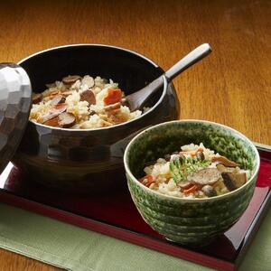 【炊き込みご飯の素】日本原産種の山芋とその子実入り自然生山子ごはん 150g×3パックセット