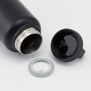 【スクリューハンドル付きマグボトル】1200ml 保温保冷 ブラック STSC12_4973307579424 スケーター株式会社 11-020