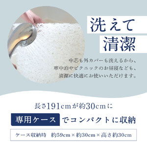 高反発マットレスブレスエアーR製「PORTABLE(ポータブル)」(専用ケース付き) 近江化成工業株式会社 滋賀県 東近江市 F-F04 高反発 マットレス ブレスエアー アウトドア キャンプ 車中泊 洗える 携帯用