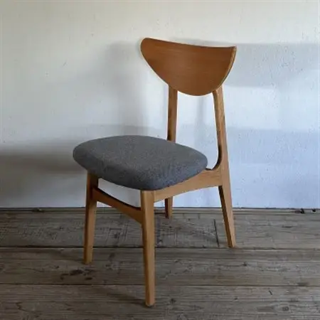 Karl Dining Chair NC グレー ミディアムブラウンフレーム【SWOF】_雑貨・日用品 椅子・チェア・ソファ 家具・インテリア _【1550688】