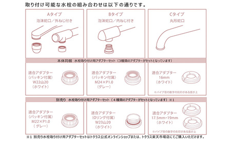 マイクロバブル×蛇口直結型浄水器　NaTiO Bolla（ホワイト） 雑貨 日用品 