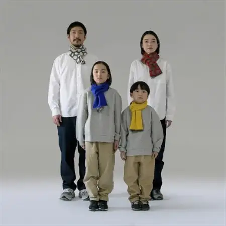 【 OTA KNIT 】ちくちくしないマフラー dot(グレー × オートミール)_装飾品・工芸品 マフラー・手袋 服飾小物 _【1554342】