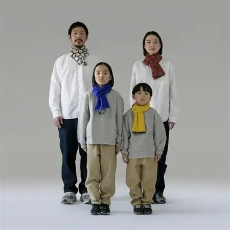【 OTA KNIT 】ちくちくしないマフラー 無地(イエロー × グレー)_装飾品・工芸品 マフラー・手袋 服飾小物 _【1554351】