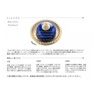 Blue Jewel ブルージュエル - Gift Box of 9 piece -　【お菓子・チーズケーキ・ブルーの輝き・宝石・スイーツ・レアチーズケーキ・ヨーグルト・濃厚・ホワイトチョコレート・ブルーベリー味】