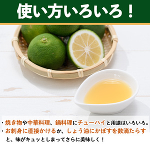 かぼす果汁 (計3.6L・1.8L×2本) カボス フルーツ くだもの 柑橘 大分県産 【opng008】【全国農業協同組合連合会 大分県本部】