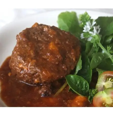 ごちそう缶詰　BEEF HUMBURGER STEAK 日本海牧場のげんこつバーグ　190g× 2缶_惣菜・加工品 肉 缶詰・瓶詰 _【1553306】
