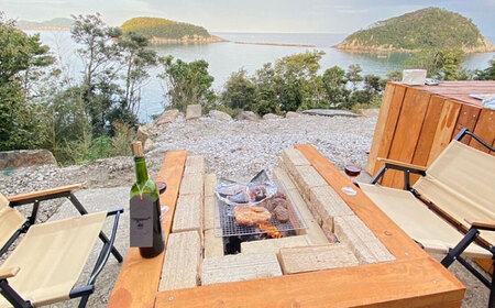 絶景！ プライベート宿 ゆづり葉 1泊2日 宿泊チケット [WCU001] 長崎 観光 宿泊 ホテル 貸切 一棟貸切 対馬