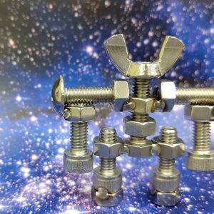 ブロックみたいなねじ玩具 M6ネジー1号 ／ 大河内 ロボット 知育 おもちゃ 工具不要 ステンレス ネジ ボルト ナット 玩具 三重県 度会町