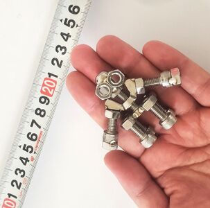 ブロックみたいなねじ玩具 M6ネジー2号 ／ 大河内 ロボット 知育 おもちゃ 工具不要 ステンレス ネジ ボルト ナット 玩具 三重県 度会町