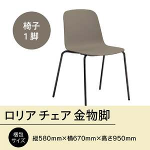 椅子 アダル ロリア チェア ウォームグレー 金物脚 P3023-10J [um40azo830052] 椅子