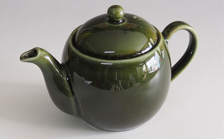 【瀬戸焼】ティーポット 織部釉 400ml（2人用）【矢野製陶所】 / おうちカフェ ティータイム 癒し [BBCP007]