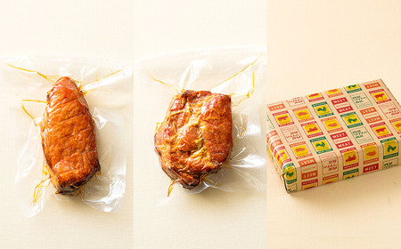 【全12回定期便】自家製焼豚 350g×2個セット ／ 合計8.4kg (24個) 惣菜 豚 豚肉 自家製 秘伝のタレ 雲仙活きいきポーク 長崎県 長崎市