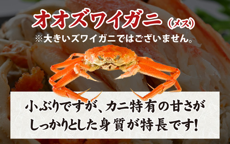 【訳あり】オオズワイガニ メス 甲羅盛 甲羅盛55g前後 2個セット [A-096017] オオズワイガニ
