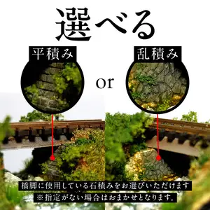 Nゲージ鉄道模型ディスプレイジオラマ 【ミニミニ橋梁】 R08019