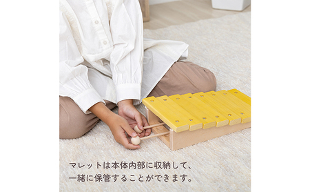 ステップ・シロフォン　木琴おもちゃ　階段状木琴おもちゃ　楽器おもちゃ　STEP XYLOPHONE　もっきん　木琴 工芸品 