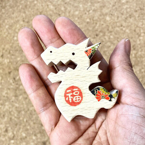 【ふるさと納税】＜招福干支木箱 お正月飾り＞木工品 コンパクト uｍ 木工房ゆうむ 飾り 装飾 オブジェ 雑貨 玄関 オーナメント ディスプレイ グッズ