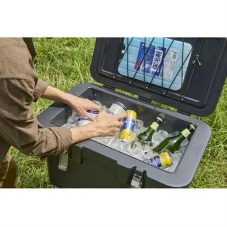 HUGEL 真空断熱クーラーボックス 40L VITC-40 チャコールグレー アイリスオーヤマ_雑貨・日用品 アウトドア用品 スポーツ・アウトドア用品 _【配送不可地域：離島・沖縄県】【1550615】